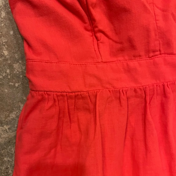 NWT Universal Thread Coral Strapless Cotton Midi Dress - Picture 9 of 15